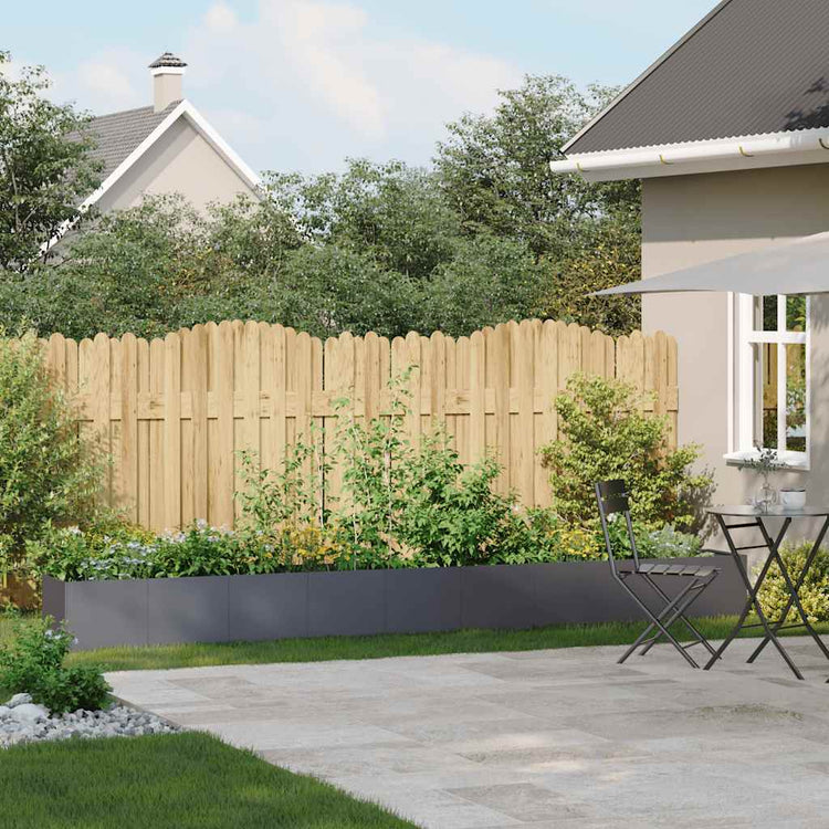 Jardinière Vidaxx 360x40x40 cm acier laminé à froid anthracite