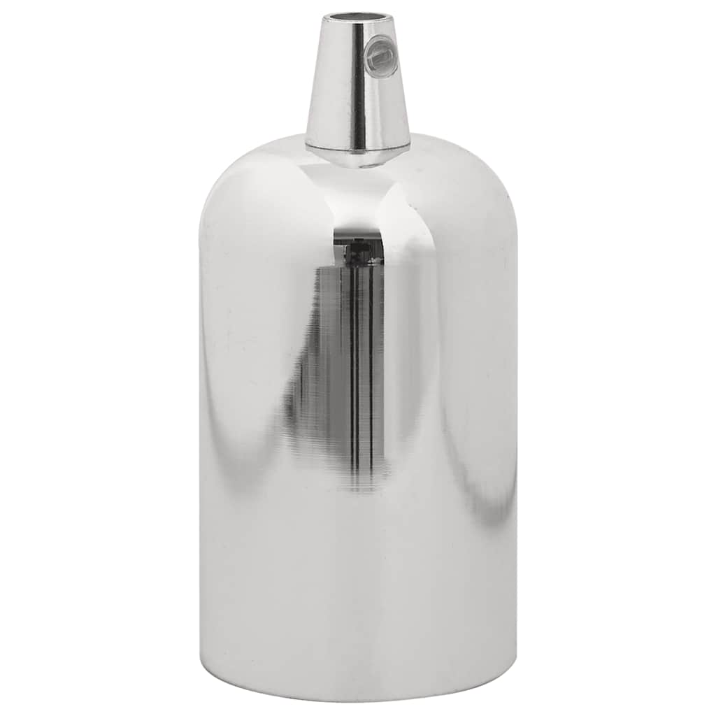 VidaXL douilles de lampe 2 pcs nickel satiné E27