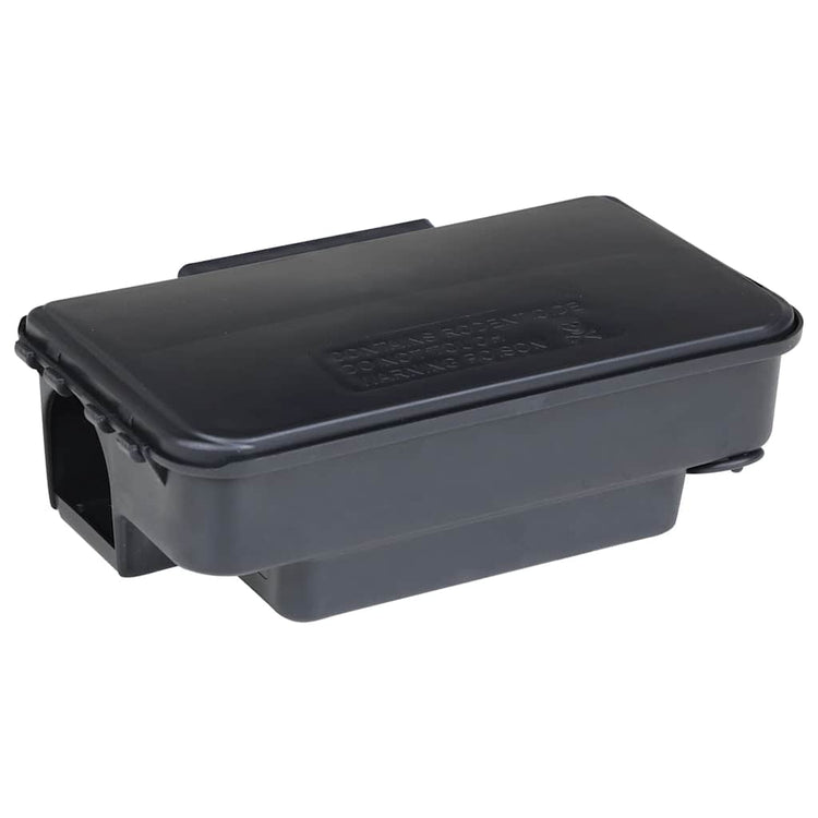 VidaXL pièges à souris 4 pcs 22x12,5x7,5 cm noir