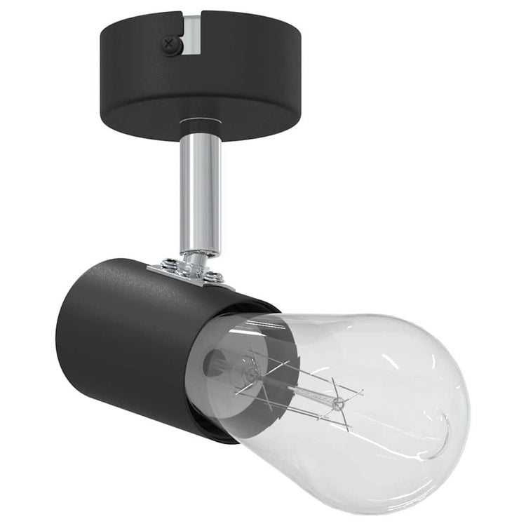 Vidaxx spot de plafond avec spots noir 6,5 x 6 x 11,5 cm métal