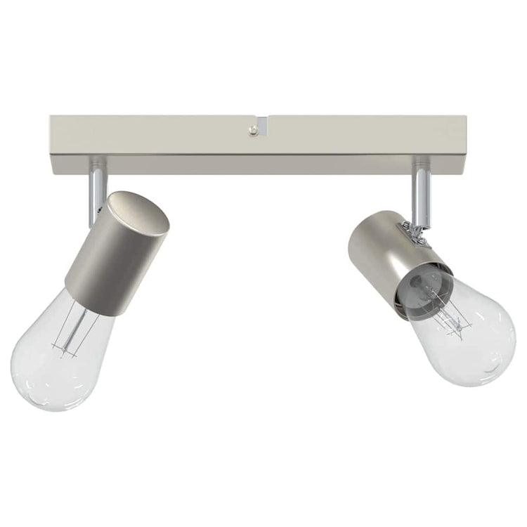 Vidaxxl spot de plafond avec spots nickel 26 x 6,5 x 11,5 cm métal