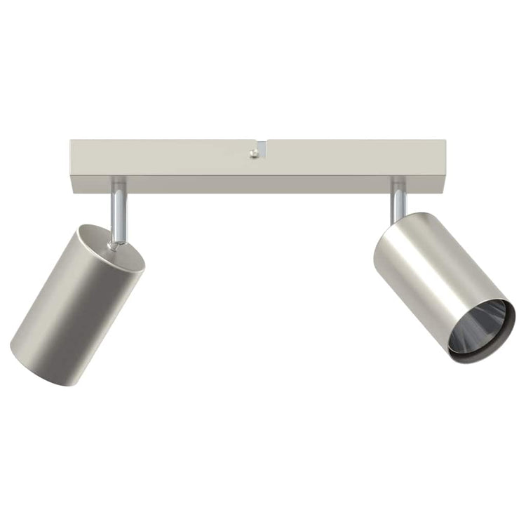 Vidaxx spot de plafond avec spots nickel 26 x 6 x 16 cm métal