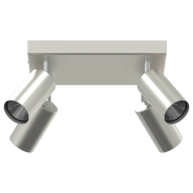 Vidaxx spot de plafond avec spots nickel 26 x 26 x 16 cm métal