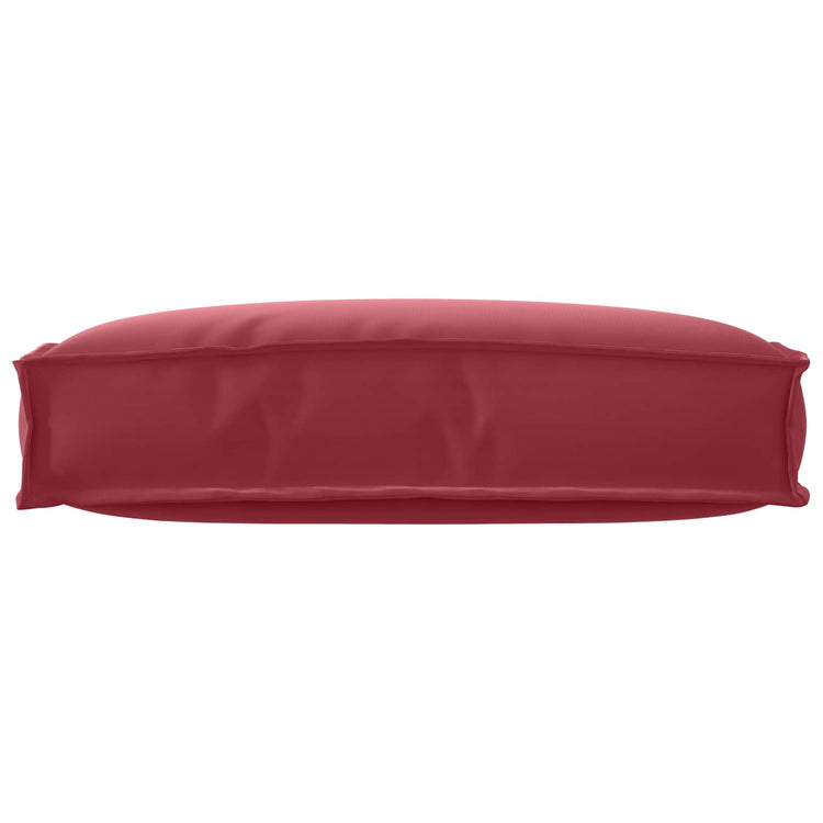 Vidaxxl coussin vin rouge 60 x 40 x 12 cm tissu oxford