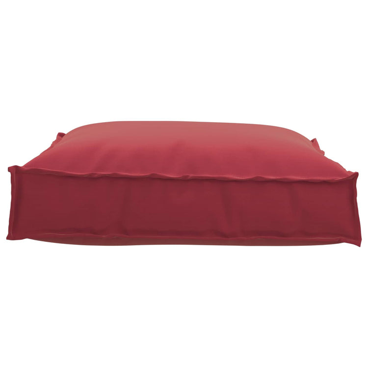VidaXL coussin vin rouge 70 x 70 x 12 cm tissu oxford