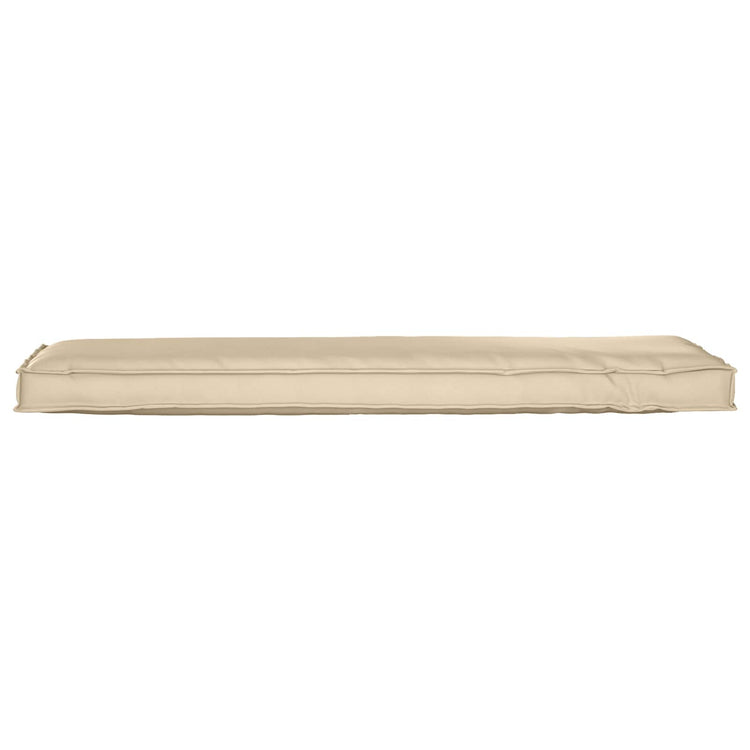 Vidaxl coussin beige 140 x 40 x 8 cm tissu oxford