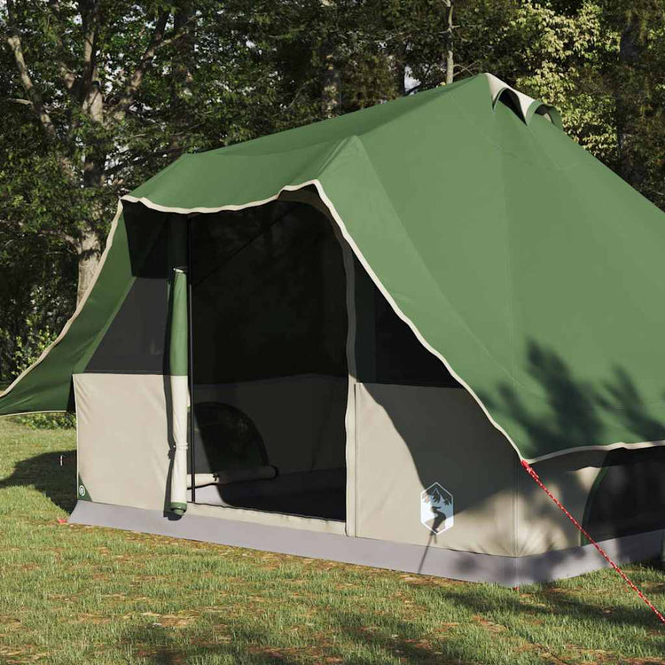 Vidaxx tente tipi avec toit avec rangement vert 358 x 296 x 258 cm taffetas