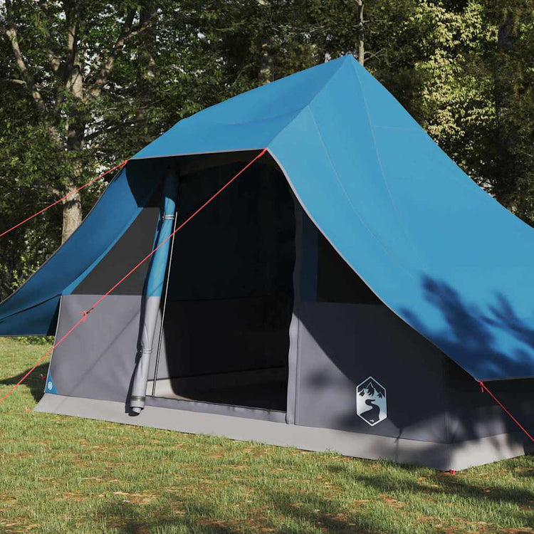 Vidaxx tente tipi avec toit avec rangement bleu 364 x 281 x 257 cm taffetas
