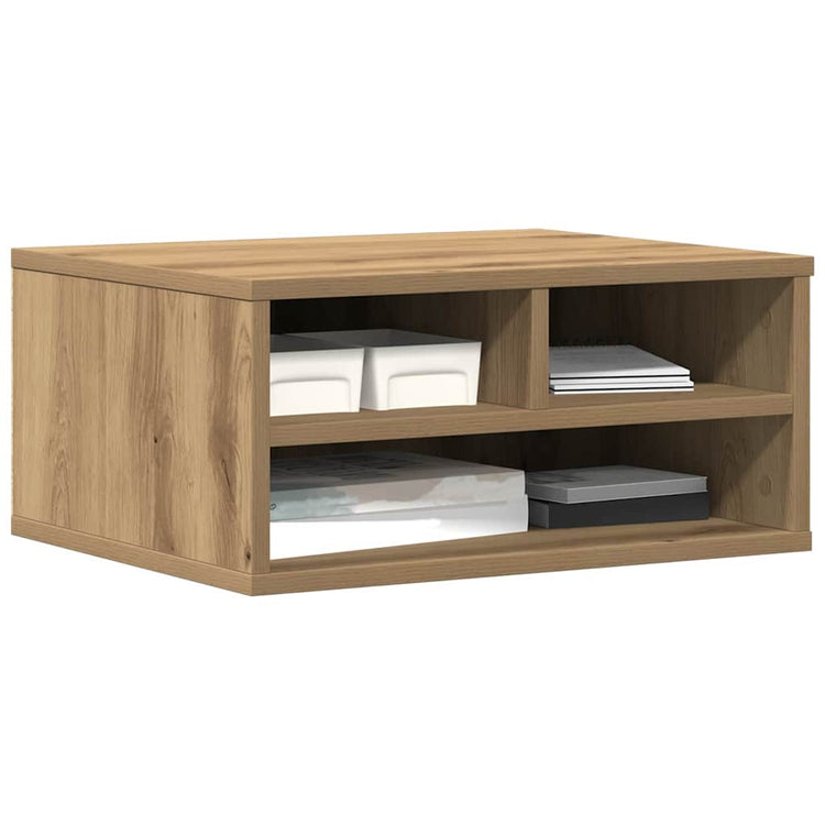 VidaXL support d'imprimante chêne artisanal 49 x 40 x 22,5 cm bois d'ingénierie