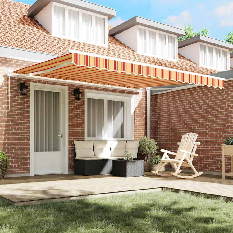 Vidaxx parasol pliable jaune et orange 400 × 300 cm