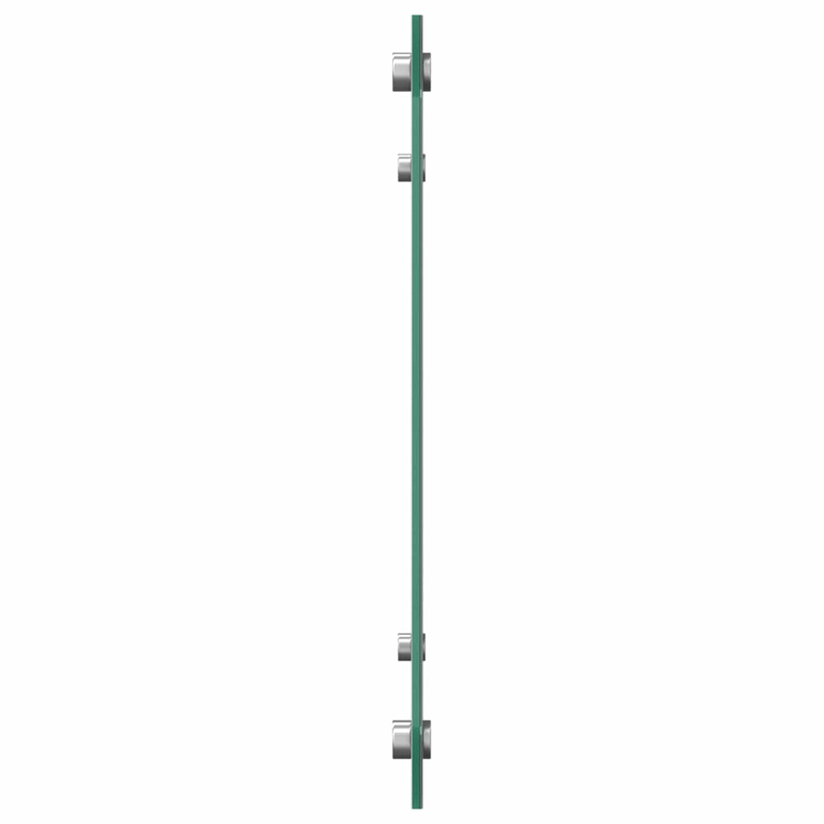 Vidaxxl crédence de cuisine gris clair 90 x 40 cm verre trempé