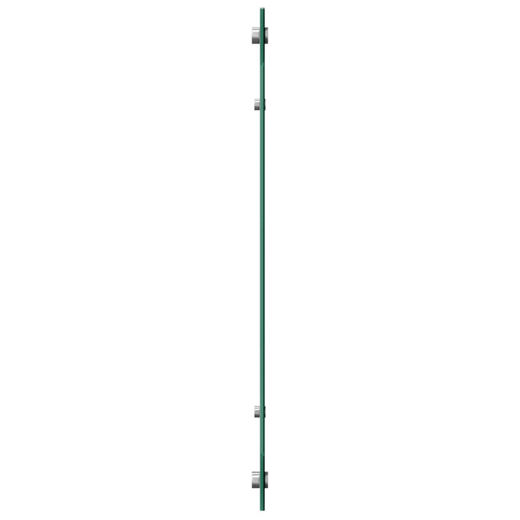 Vidaxxl crédence de cuisine gris foncé 100 x 60 cm verre trempé