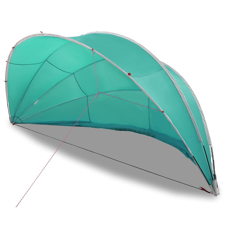 Dôme de piscine Vidaxl bleu 430 x 430 x 210 cm polyester 185t avec revêtement PU