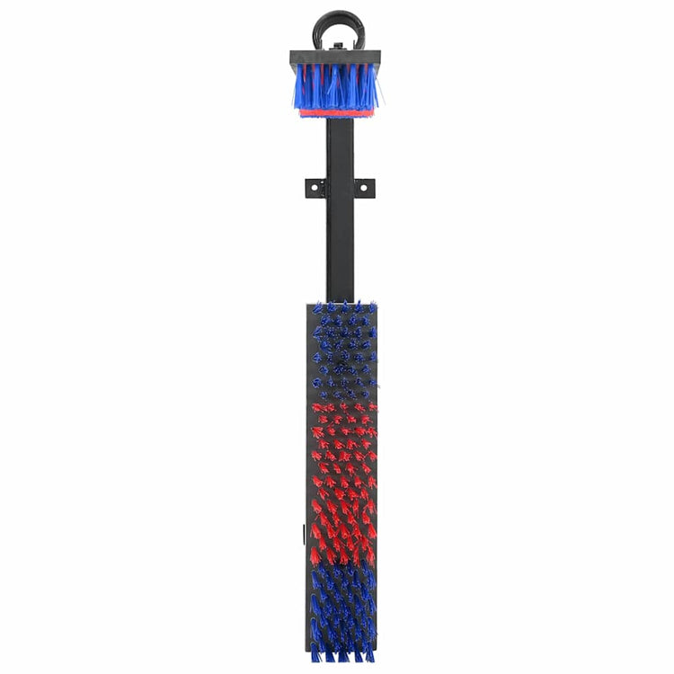 Vidaxl brosses d'élevage réglables rouge et bleu 84 x 10 x 91 cm PVC