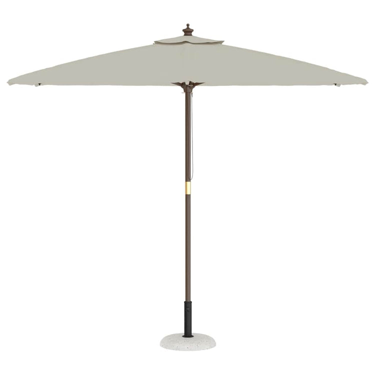 Vidaxx pied de parasol blanc ø 45 x 33 cm couleur béton