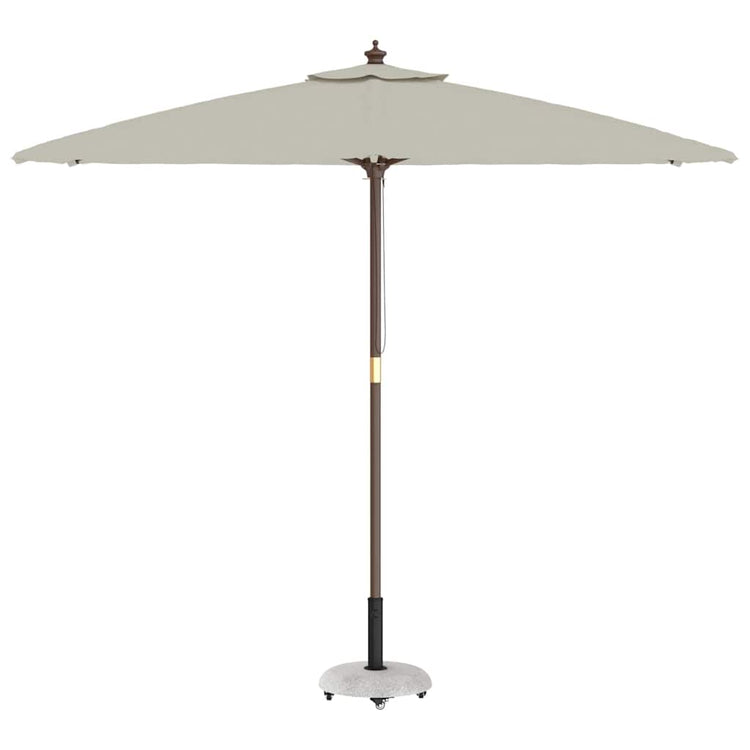 Vidaxl pied de parasol gris clair ø 45 x 40 cm couleur béton