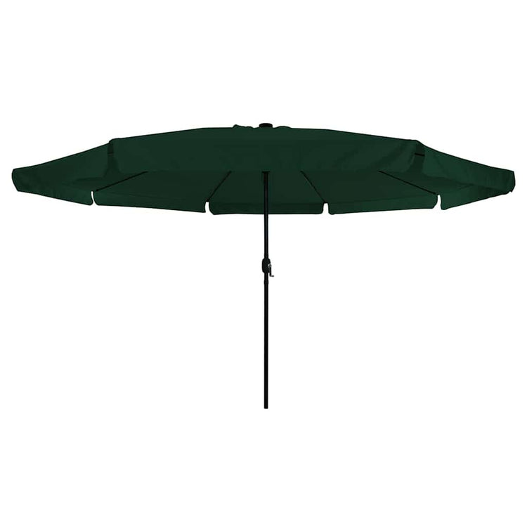 Vidaxxl parasol de jardin vert 395 x 395 x 245 cm polyester