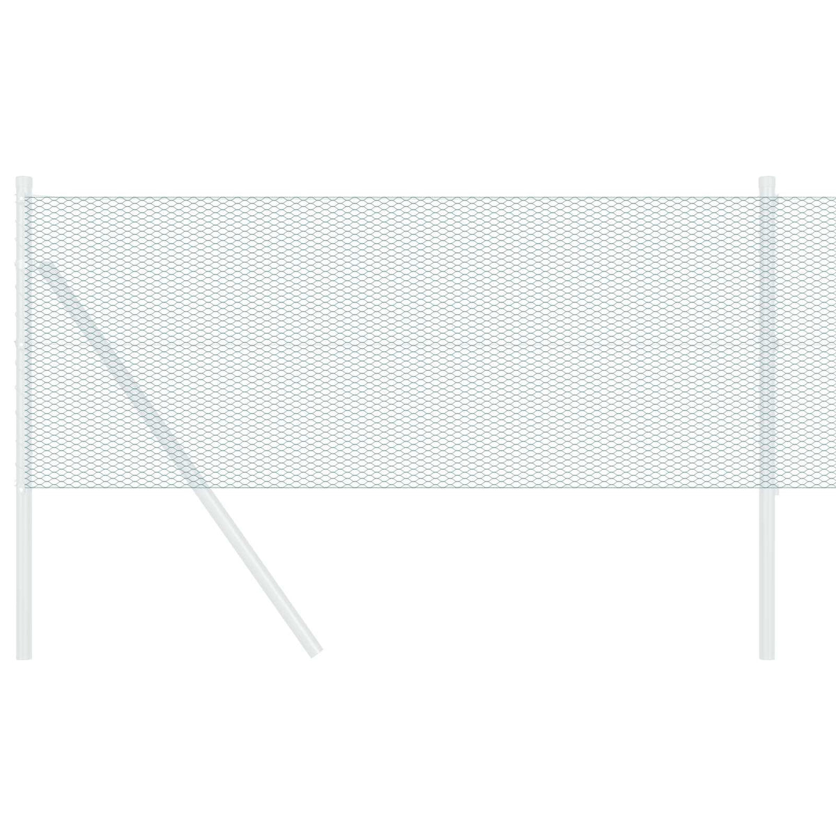 VidaXL clôture hexagonale vert 0,6 x 10 m PVC