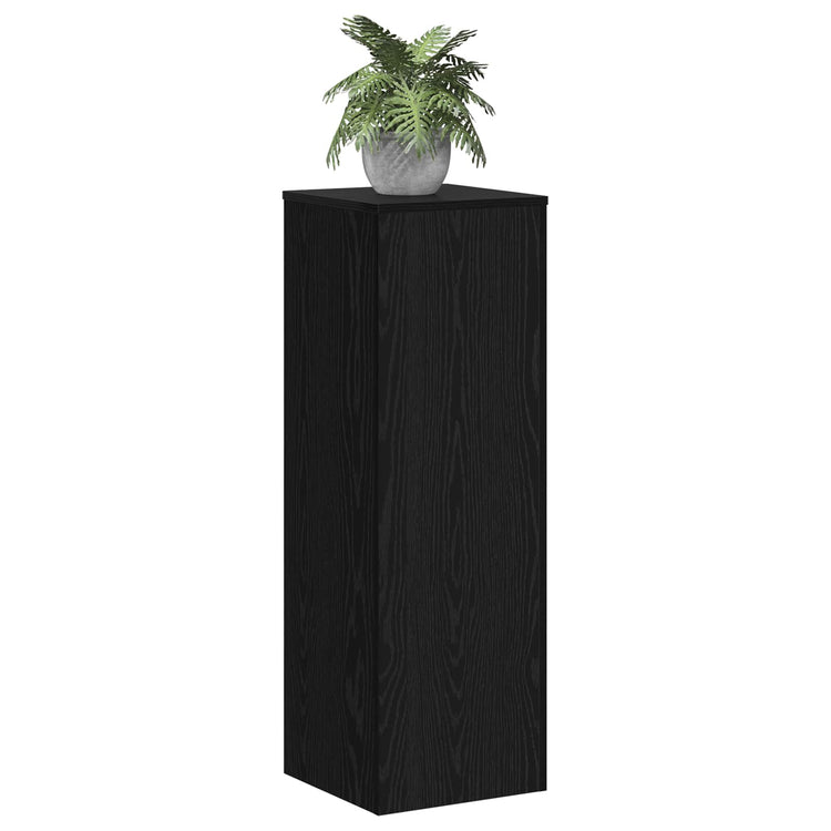 Vidaxxl support pour plantes chêne noir 33 x 33 x 100 cm bois traité