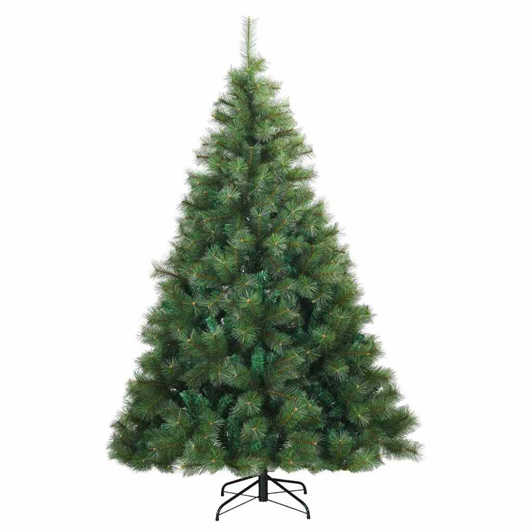 Vidaxx sapin de Noël artificiel pliant vert 180 cm PVC, acier