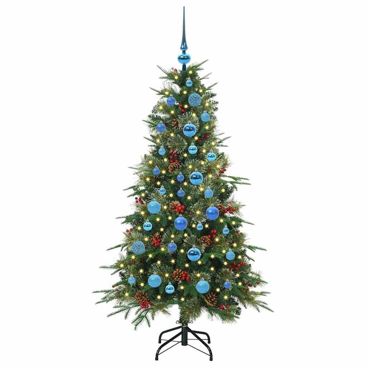 Vidaxx sapin de Noël artificiel pliant vert 150 cm PE et PVC