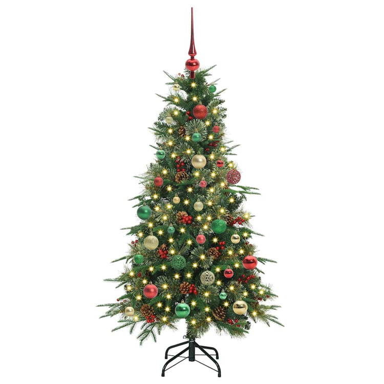 Vidaxx sapin de Noël artificiel pliant vert 150 cm PE et PVC