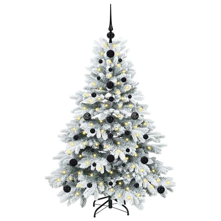 Vidaxx sapin de Noël artificiel avec 150 LED avec standard blanc 120 cm PE et PVC