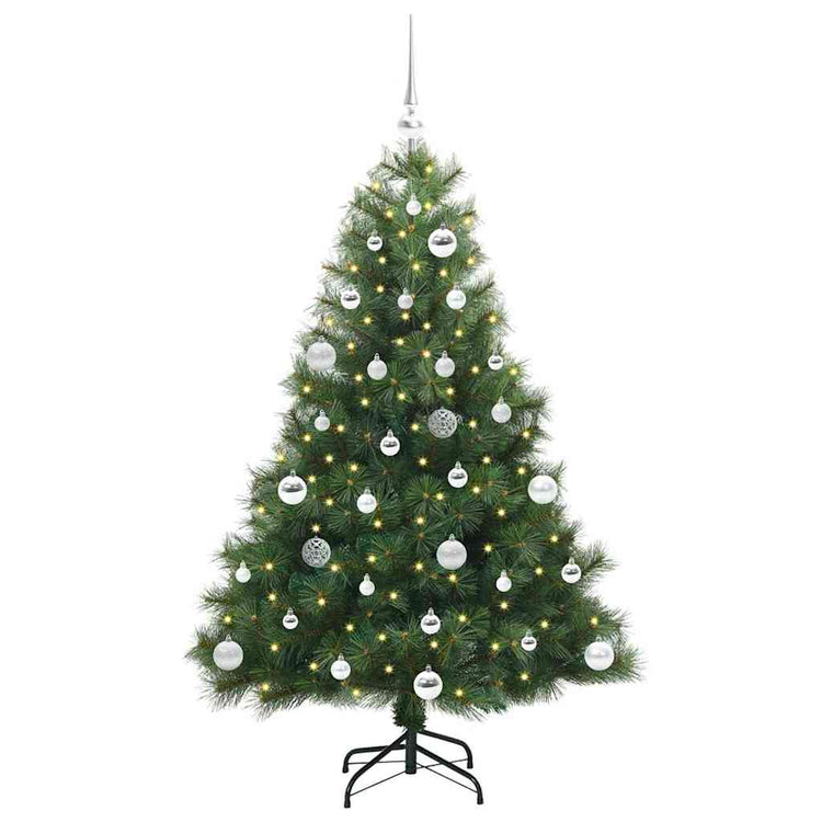 Vidaxx sapin de Noël artificiel avec 150 LED avec standard vert 150 cm PE et PVC
