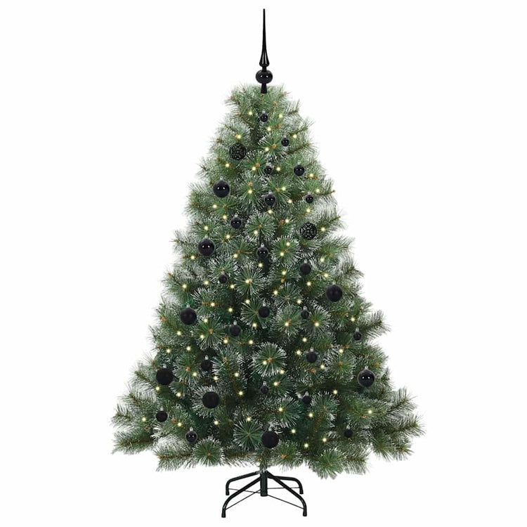 Vidaxx sapin de Noël artificiel avec 150 LED avec standard vert 150 cm PE et PVC