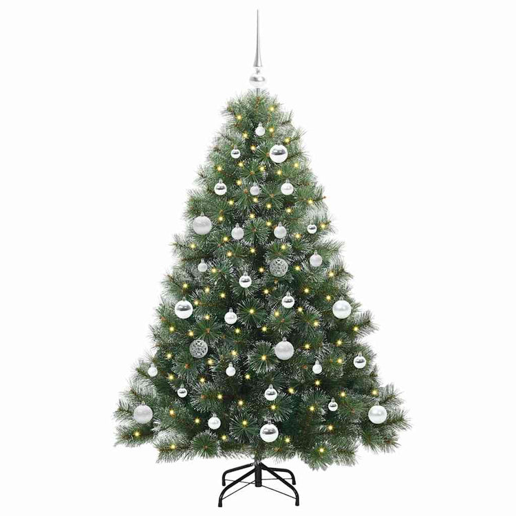 Vidaxx sapin de Noël artificiel avec 150 LED avec standard vert 150 cm PE et PVC