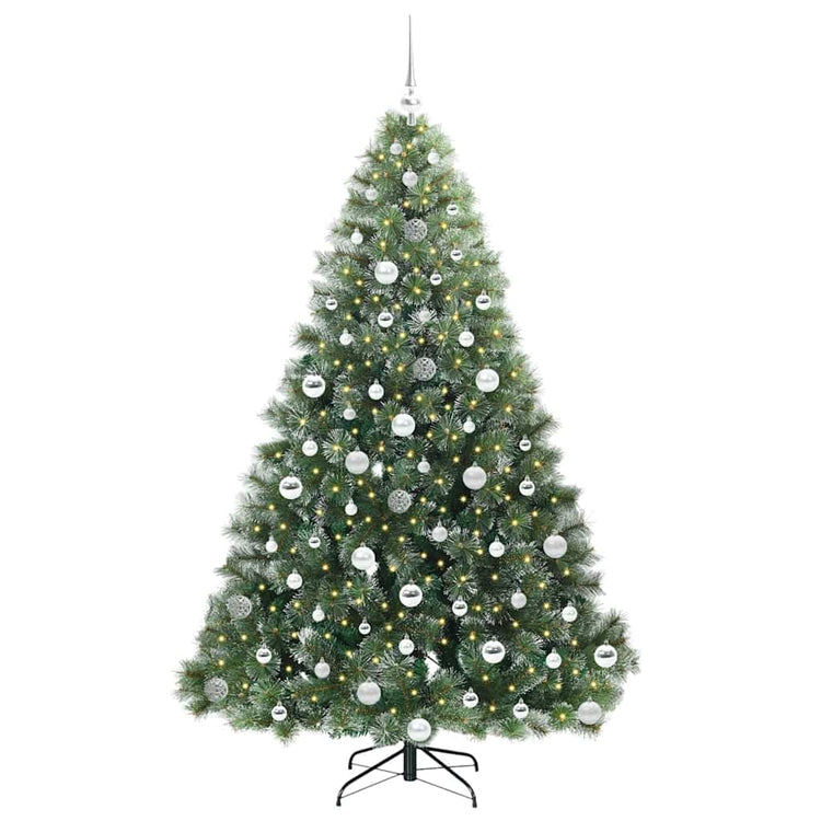 Vidaxx sapin de Noël artificiel avec 300 LED avec standard vert 180 cm PE et PVC