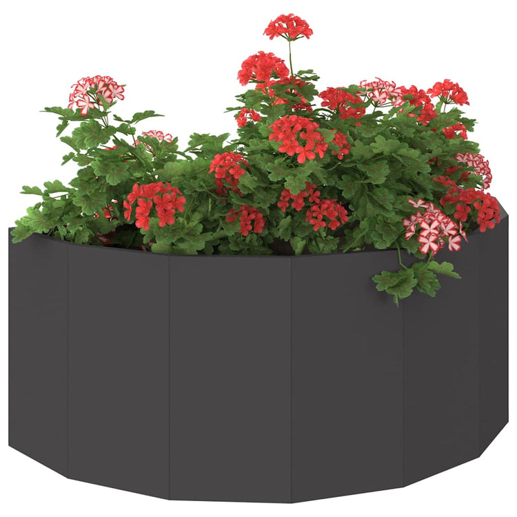 Vidaxx jardinière noir 90 x 45 x 35 cm acier
