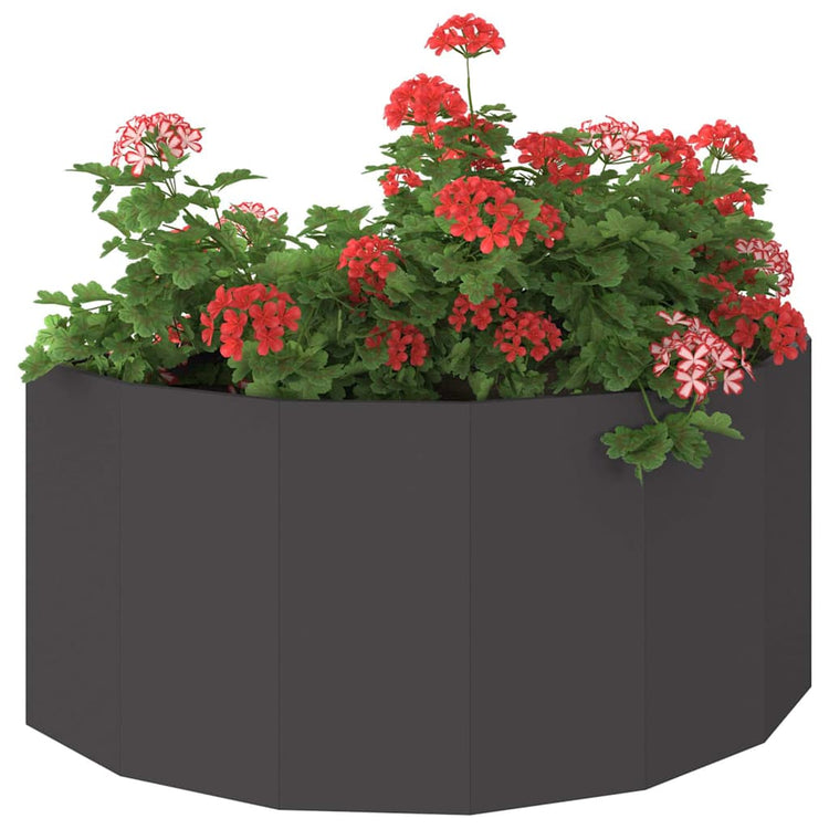 Vidaxx jardinière noir 120 x 60 x 50 cm acier