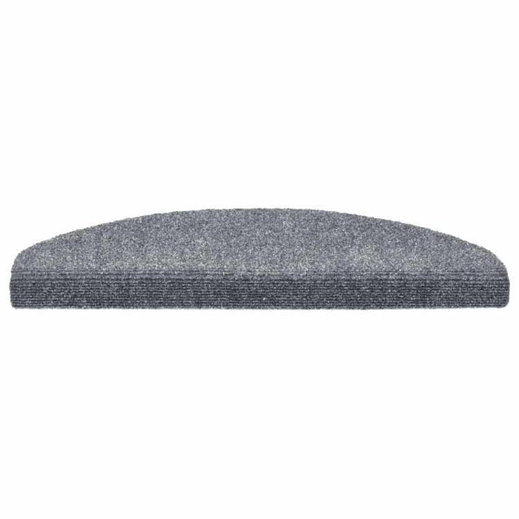 Vidaxx tapis d'escalier autocollants 20 pièces 65x21x4 cm gris clair semi-circulaire grand