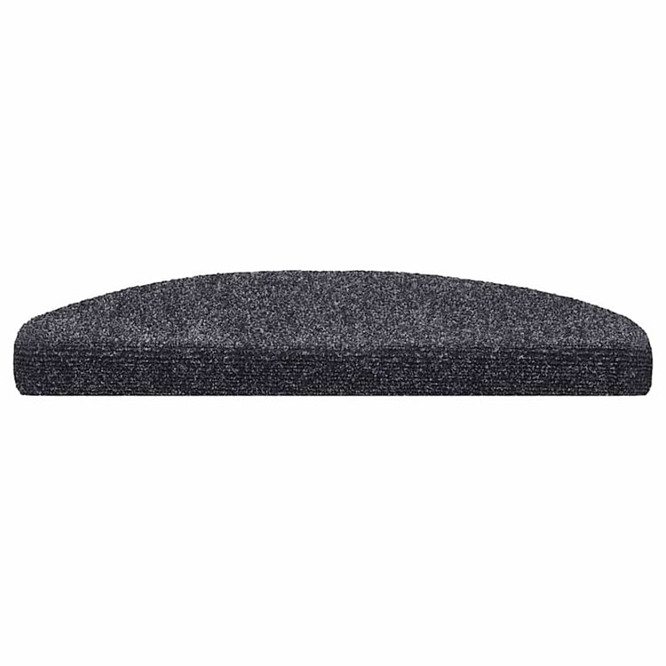 Vidaxx tapis d'escalier autocollants 30 pièces 65x21x4 cm gris foncé semi-circulaire grand