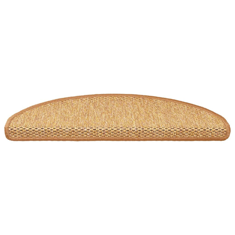 VidaXL tapis d'escalier autocollant aspect sisal 30 pcs 65x21x4 cm sisal