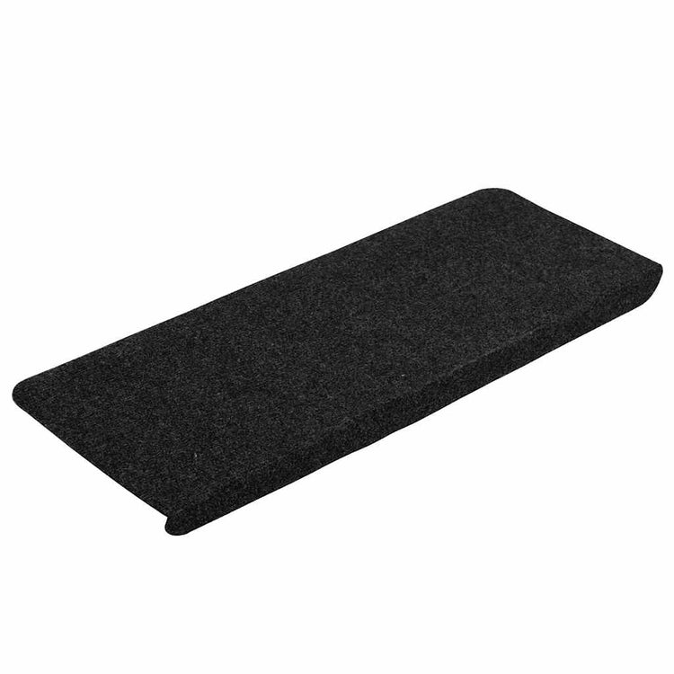 VidaXL tapis d'escalier auto-adhésifs 30 pcs 65x24,5x3,5 cm noir