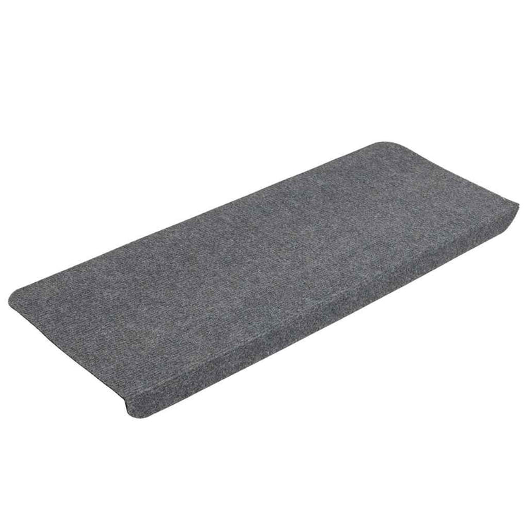 VidaXL tapis d'escalier auto-adhésifs 30 pcs 65x24,5x3,5 cm gris