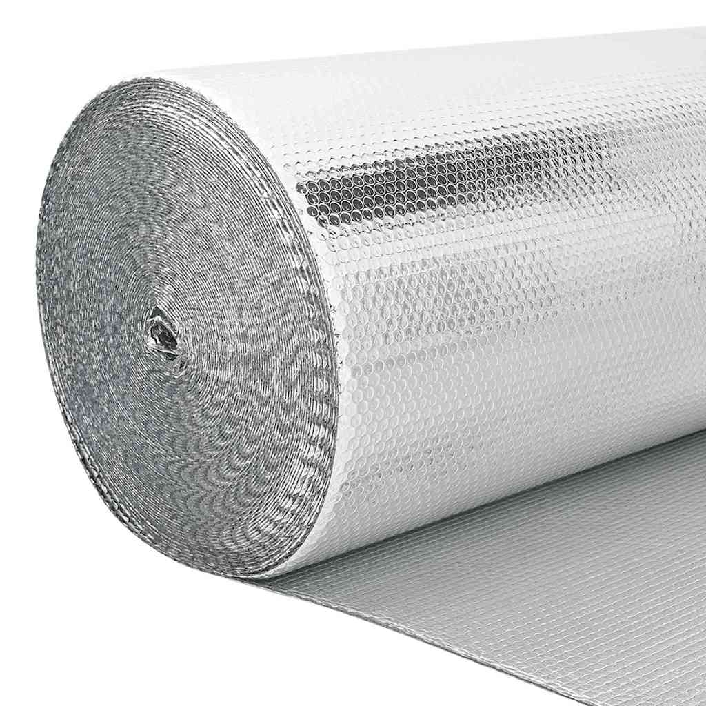 Vidaxx feuille de radiateur argent 30 x 0,6 m polyéthylène