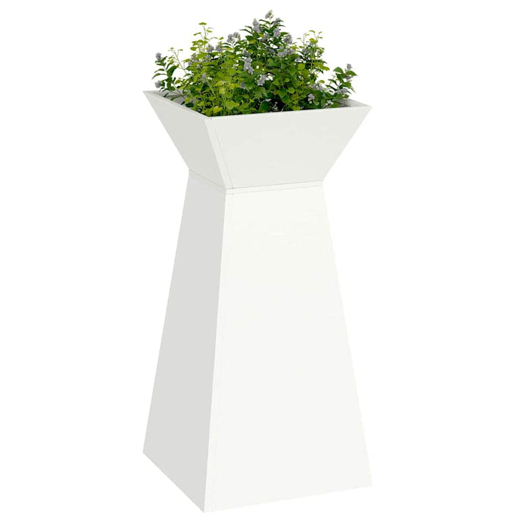 Jardinière pilier VidaXL blanc 35 x 35 x 73 cm