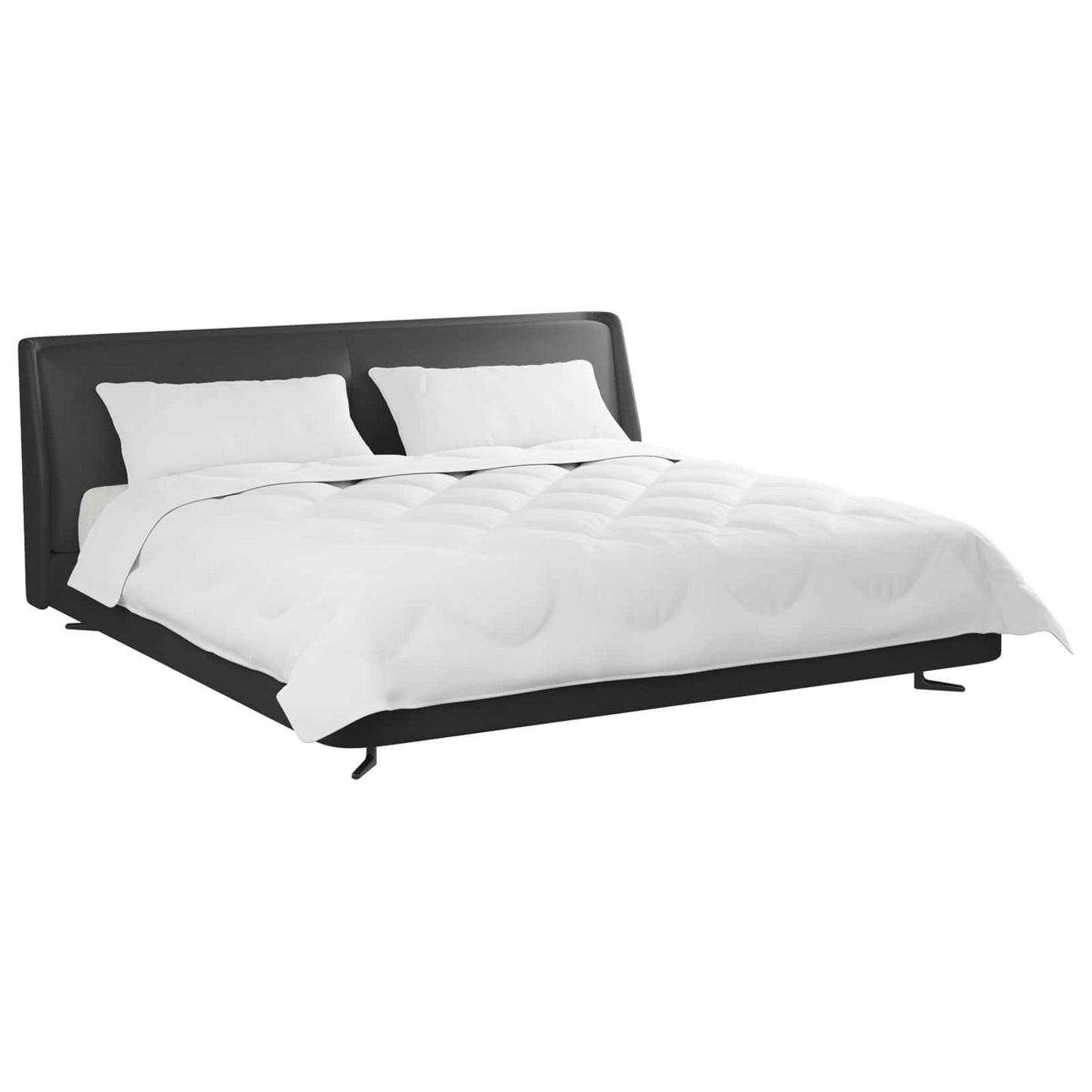 Vidaxx couette avec oreiller 3 pcs microfibre blanche