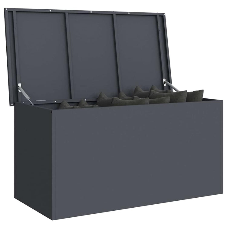 Vidaxx boîte de rangement extérieure anthracite 100 x 50,5 x 50 cm acier
