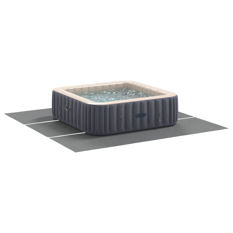 Vidaxl tapis de sol de piscine gris clair 396 x 396 x 0,1 cm