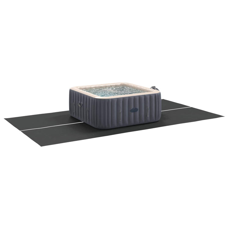 Vidaxl tapis de sol de piscine noir 420 x 220 x 0,1 cm en tissu non tissé