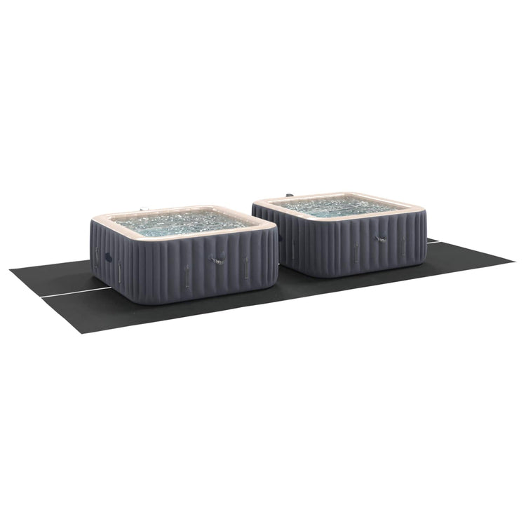 Vidaxl tapis de sol de piscine noir 500 x 250 x 0,1 cm en tissu non tissé