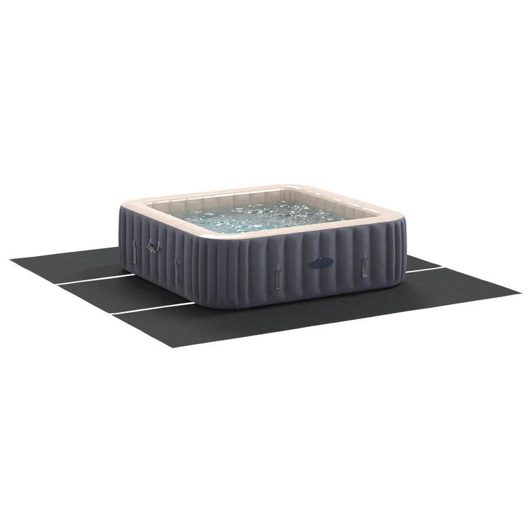Vidaxl tapis de sol de piscine noir 396 x 396 x 0,1 cm en tissu non tissé