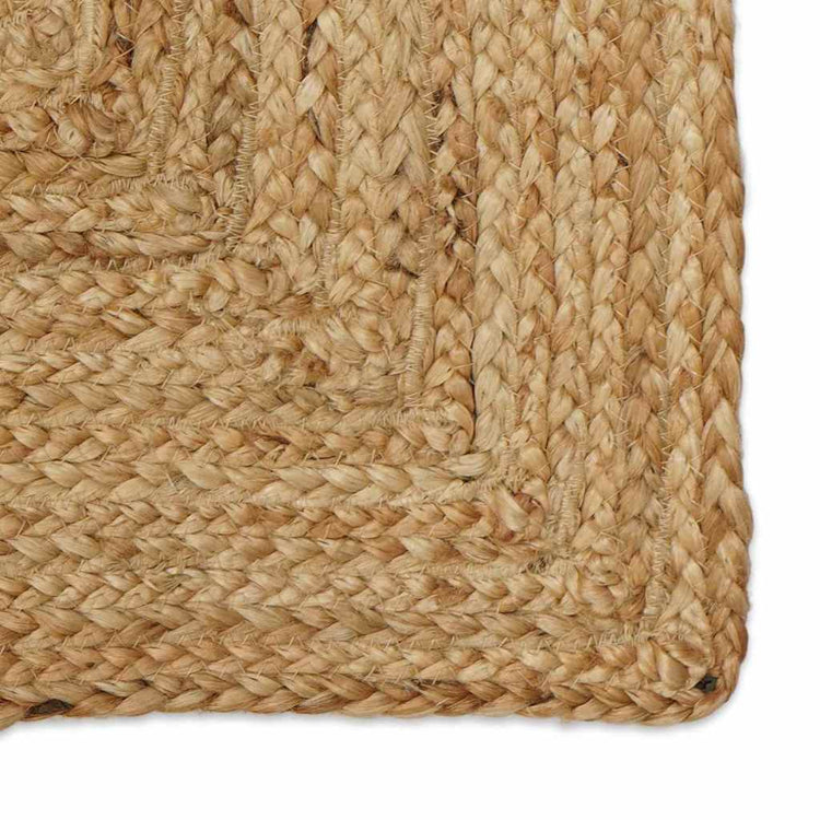 Vidaxx tapis beige 120 x 120 cm jute