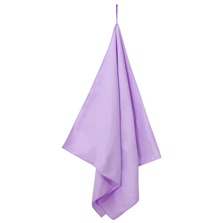 Vidaxx serviettes de sport 2 pcs violet 140 x 70 cm polyester et polyamide