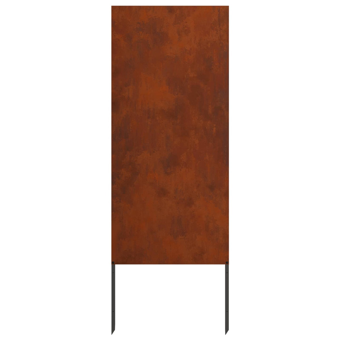 Vidaxxl brise-vue de jardin chantourné rouillé 50 x 140 cm acier corten