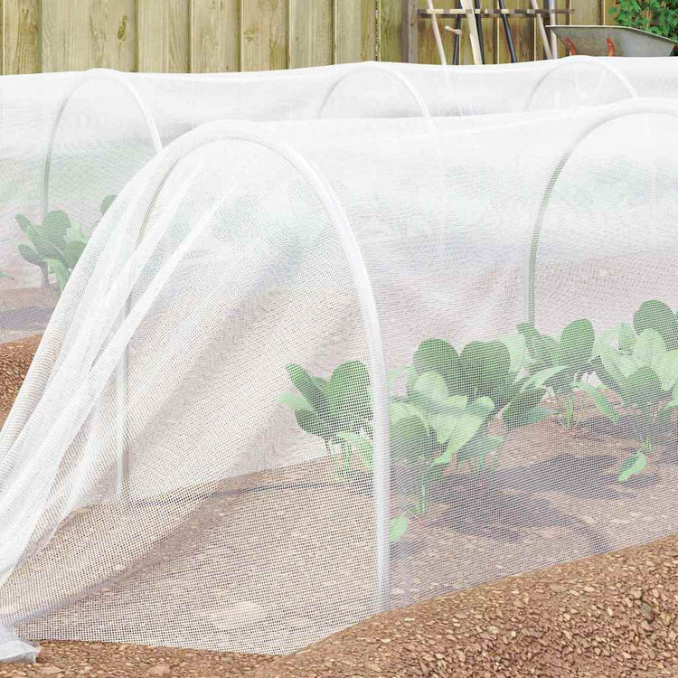 Vidaxl moustiquaire blanc 3 x 5 m polyéthylène